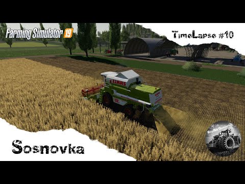 Harvesting and selling soybean. 🚜| Sosnovka Ep. #10. 🚜| FS19 TimeLapse 🚜|