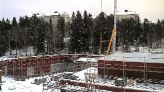 preview picture of video 'Byggfilm från bygget av en ny förskola i Fröslunda, Eskilstuna, stillbildsfilm.'