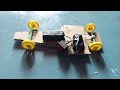 How To Make Formula 1 Racing Car In Cardboard With DC Motor