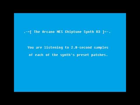 Arcano NES Chiptune Synth R3 preset patches