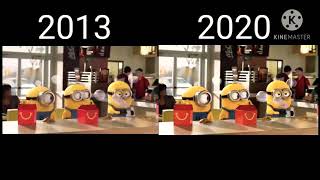 Minions McDonalds Happy Meal Commercial 2013 vs 20