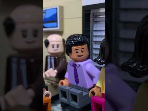 9,986,000 Minutes for LEGO Michael Scott #legoofficeweek #theoffice #lego #legostopmotion