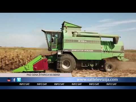 PAD CENA ŽITARICA NA BERZI