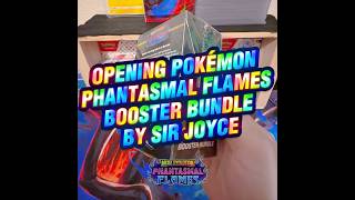 OPENING POKEMON PHANTASMAL FLAMES BOOSTER BUNDLE #pokemon #pokemoncards #pokemontcg #tcg
