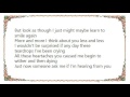 Charlie Louvin - Less and Less Lyrics