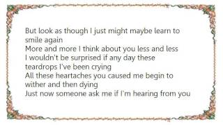 Charlie Louvin - Less and Less Lyrics