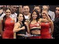 SENIESA ESTRADA AND MARLEN ESPARZA HAVE HEATED FACE OFF AT THE CANELO VS SERGEY KOVALEV WEIGH IN!