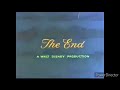 The End A Walt Disney Production 1959 Disney 2022