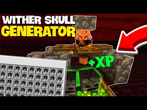 EASY Wither Skeleton Farm Minecraft Bedrock 1.21 – Max XP & Double Loot