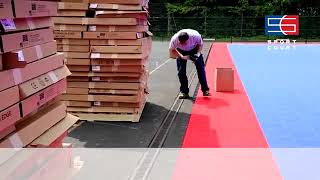 Gerflor Sports Court Powergame Plus - outdoor interlocking tiles