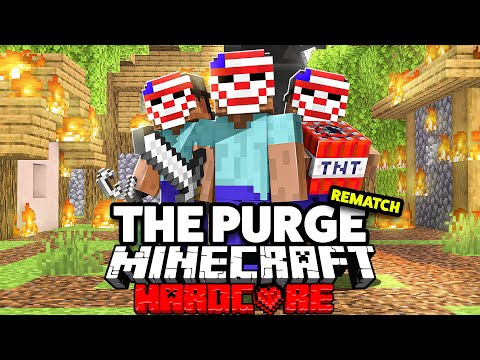 100 Players Simulate THE PURGE in Minecraft... REMATCH
