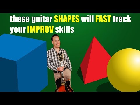 FUNDAMENTAL guitar SHAPES for jazz IMPROV