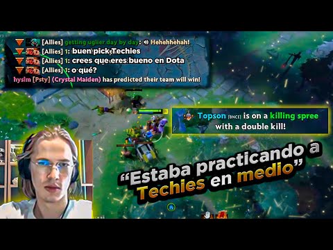 TOPSON entrenando su nuevo TECHIES en MID