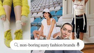 sustainable fashion brands that AREN’T boring