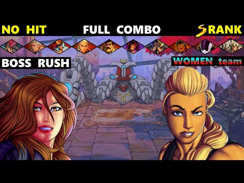 Streets of Rage 4 Boss Rush Full Combo Blaze Estel 2 Players