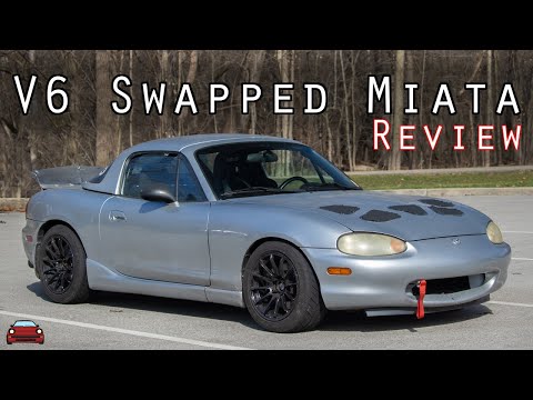 J32 V6 Swapped NB Miata Review - The TRUTH About V6 Miatas...