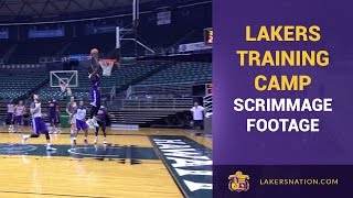 Lakers 5-On-5 Scrimmage Footage: Training Camp Day 2