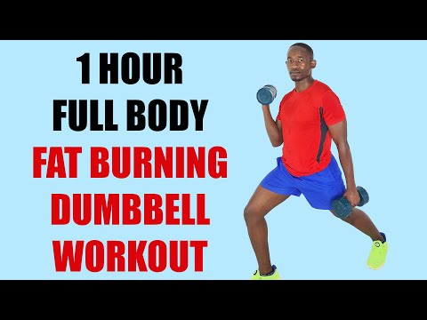 30 Minute Dumbbell Strength Training for Fat Loss Full Body Workout  250 Calories 
