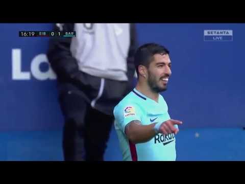 GOL de SUAREZ Eibar 0-1 Barcelona [La Liga] 17/02/2018