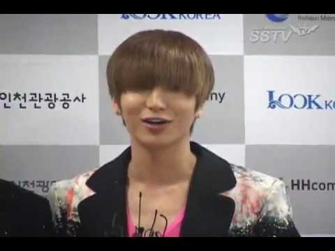 110813 Super Junior & 2PM red carpet @ 2011 Incheon Korean Music Fest