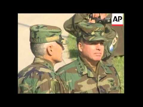 BOSNIA: GENERAL RONALD ADAMS ASSUMES COMMAND OF SFOR