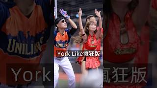 當登瘋造極York遇到同頻率的隊友時 #台湾チア #台湾チアリーダ #fancam #cheerleader #チアリーダー #baseball #賴可 #味全龍啦啦隊 #夢花火