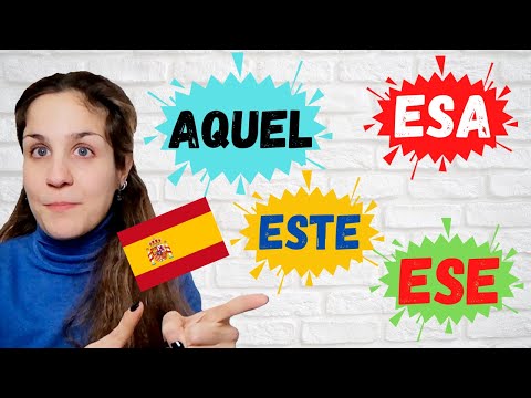 Los DEMOSTRATIVOS en español: Adjetivos y Pronombres (explicación con ejemplos) 🇪🇸