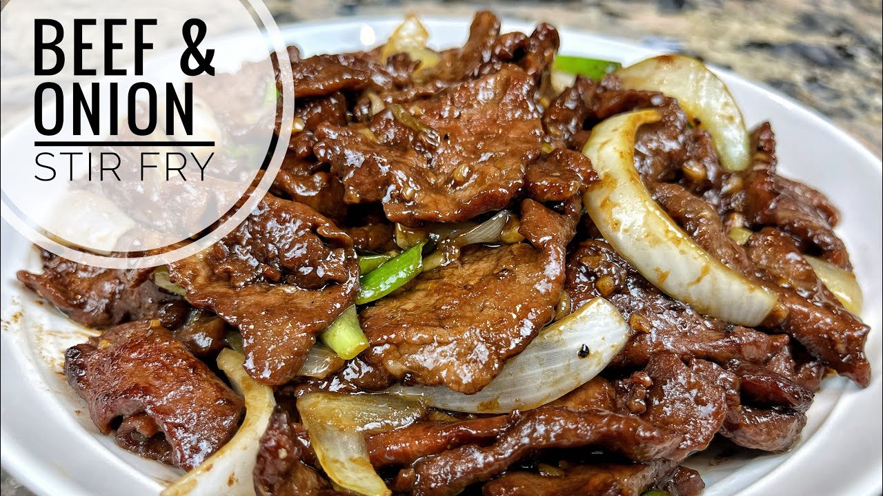 Beef And Onion Stir Fry ｜Tender And Juicy Beef