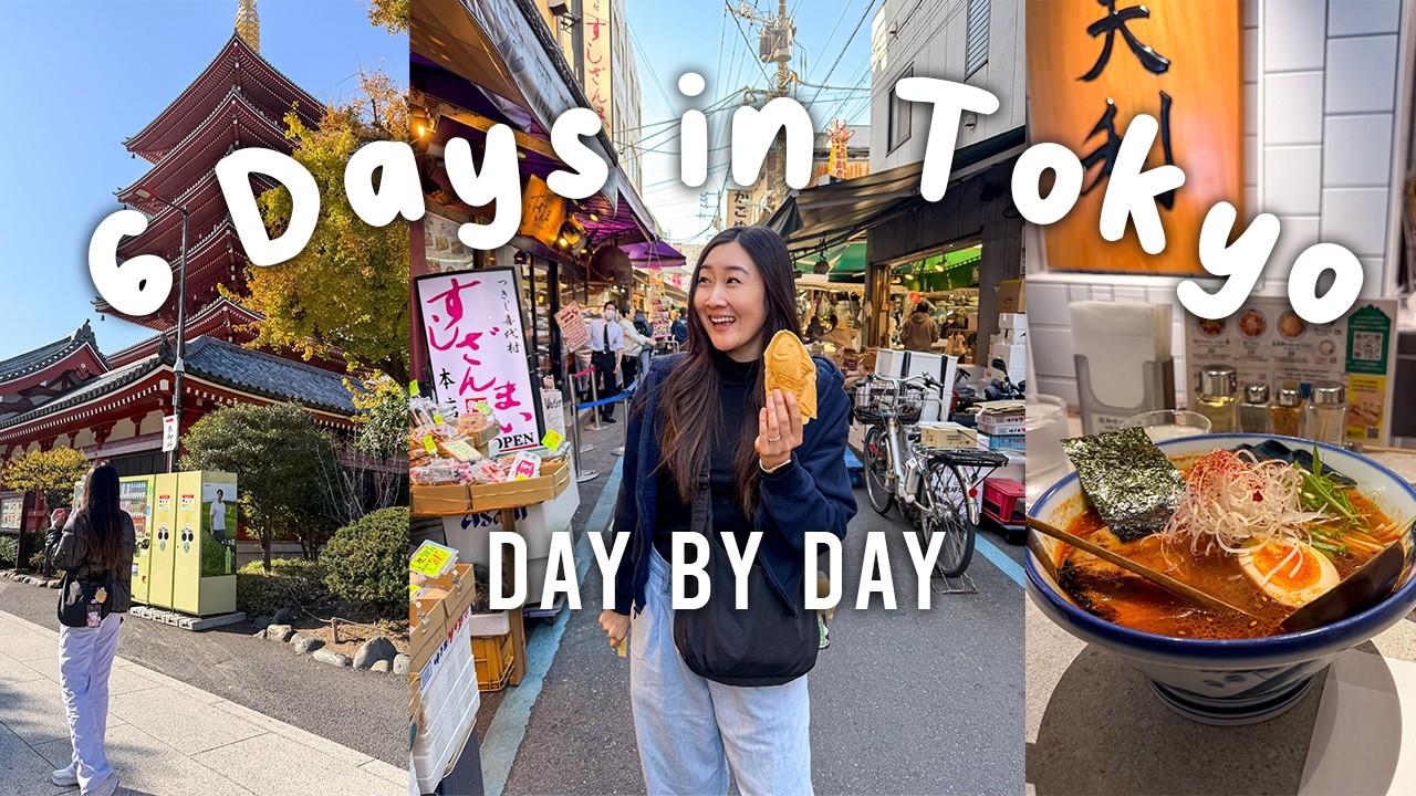 Japan Travel Vlog: 6 Days in Tokyo (Food, Shopping & Must-Sees) 🇯🇵🍡