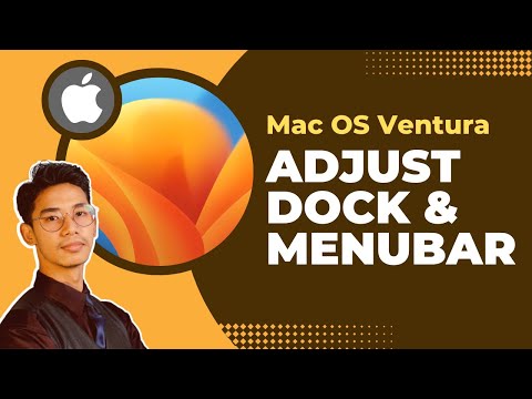 How To Adjust Dock & Menu Bar on Mac OS Ventura !