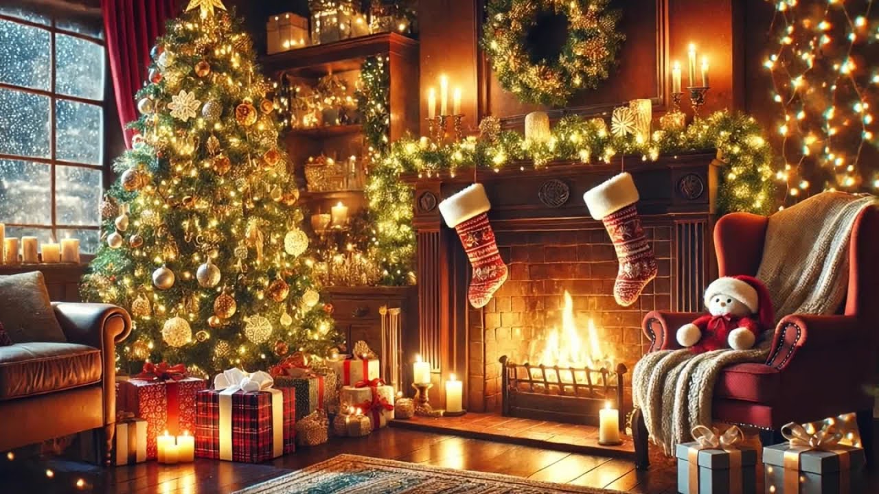 Various - Top Traditional Christmas Songs of All Time | Christmas Fireplace Playlist