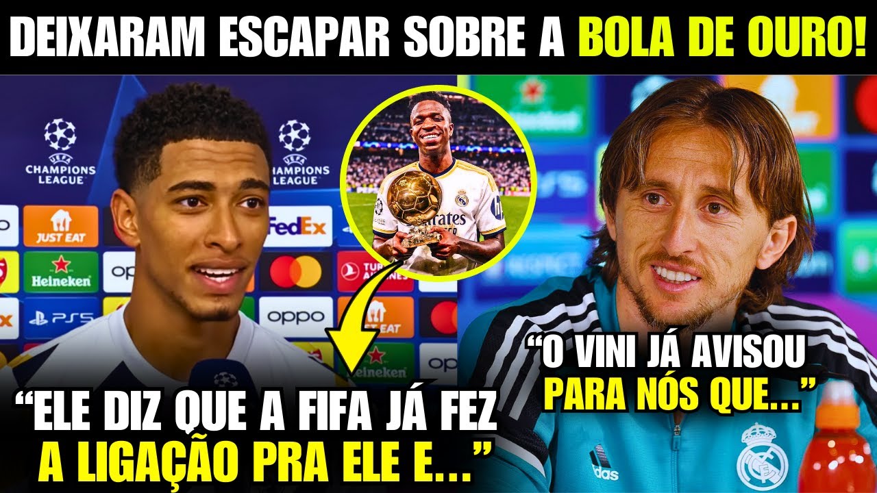 🚨 EITA! Olha o que os JOGADORES DO REAL REVELARAM sobre o VINICIUS JR BOLA DE OURO HOJE!