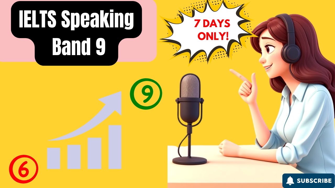 📢 CRASH Course to IELTS Speaking Band 9 in 7 Days! | Fluentify English Podcast 🎙️
