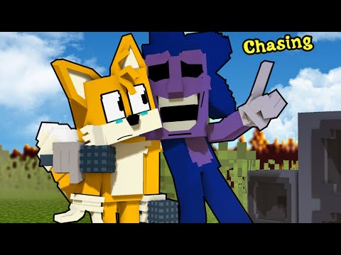 EhSanKingMT - "Chasing" FNF VS Tails.EXE But Tails becomes majin (Minecraft Animation)