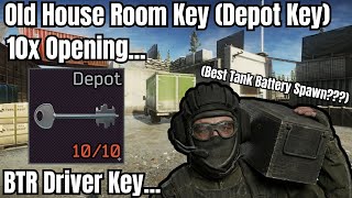 [1.00] Old House Room Key (Depot Key) 10x Opening - Woods BTR Train Depot