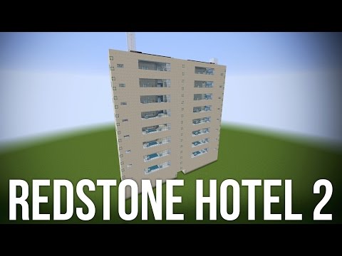 Real Life Redstone Hotel V2 in Minecraft - Huge Redstone Invention