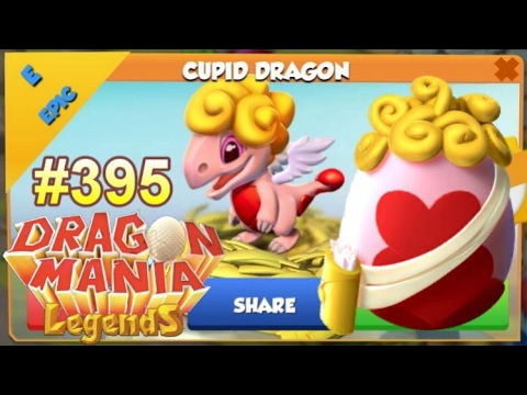 CUPID DRAGON Hatching + LOVE Dragon! - Dragon Mania Legends #395