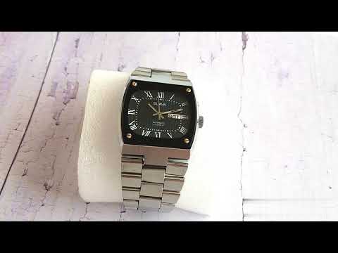 70s-80s Slava Tank 2427 Automatic Original Vintage Soviet Mechanical Watch