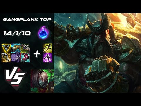 TOP Gangplank vs Singed - EU Challenger Patch 25.18