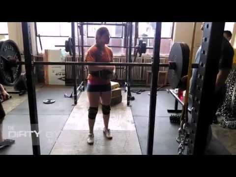 Katie Carroll | 235# Squat Opener at 1234BW for SS ProAm | The Dirty Gym - 2014
