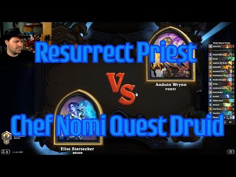 Chef Nomi Quest Druid vs Resurrect Priest | Hearthstone