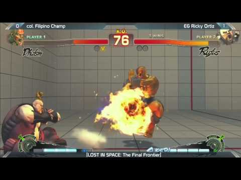 SSF4: EG Ricky Ortiz vs col Filipino Champ - Losers Finals - LOST IN SPACE: The Final Frontier