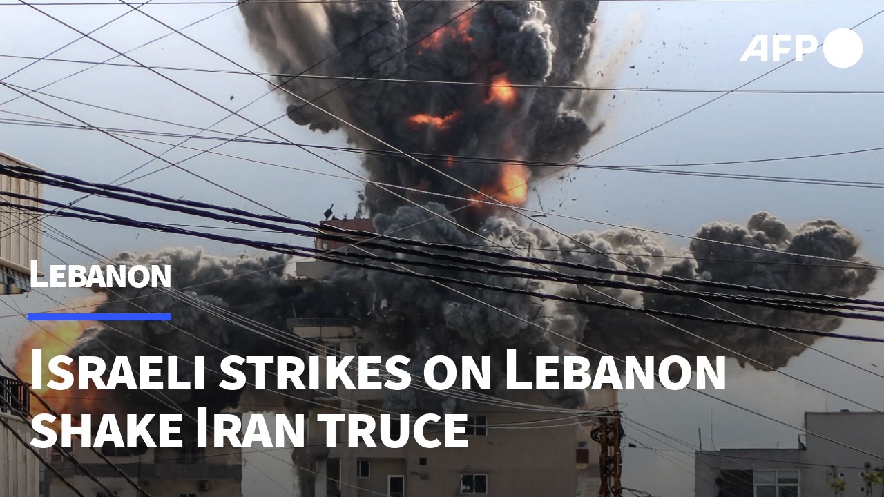 Video | Lebanon declares day of mourning as Israeli strikes rattle US-Iran ceasefire | AFP