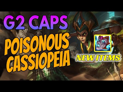 G2 Caps Plays Cassiopeia Mid vs Jayce Challenger Gameplay - New Items Season 11 Liandry's Anguish