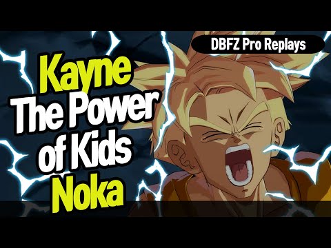 【DBFZ】 The power of the kids! Kayne vs Noka 【DBFZ Pro Replays】