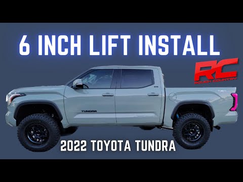 6 Inch Lift install on 2022 TOYOTA TUNDRA - How to (Kinda)