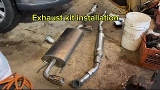 Exhaust kit install. 2015 Mazda CX-5