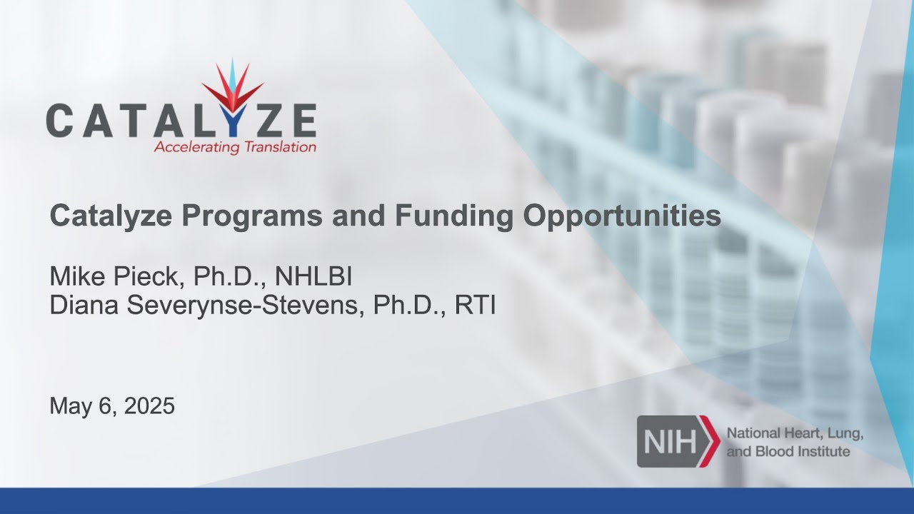 Applying to Catalyze: A program overview and review of the application process