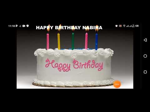 Happy Birthday. Nabiha Song