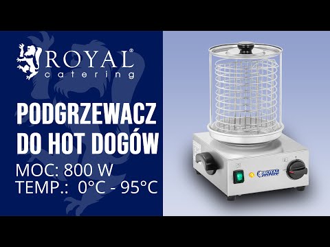 Video - Podgrzewacz do hot dogów - 800 W